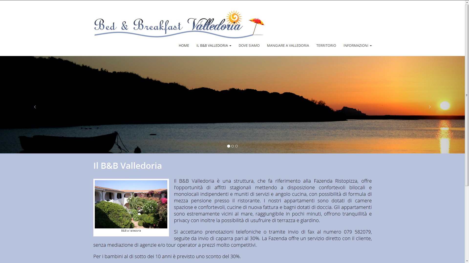 B&B valledoria anglona - Siti web per B&B, Alberghi e strutture turistiche.